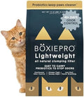 Boxie Probiotic Natural Lightweight Cat Litter 40+ Day Odor Control 11.5 lb by Boxiecat