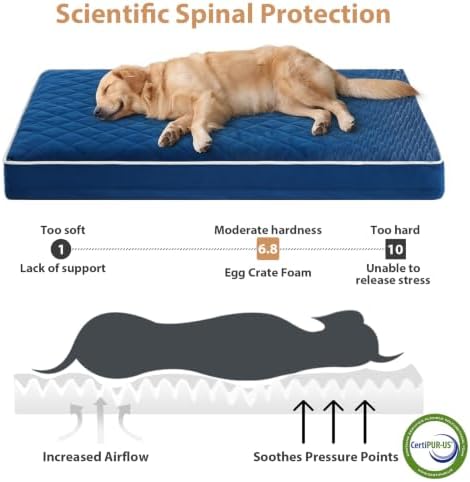 WNPETHOME Orthopedic Waterproof Extra Large Senior Dogs Bed - Image 3