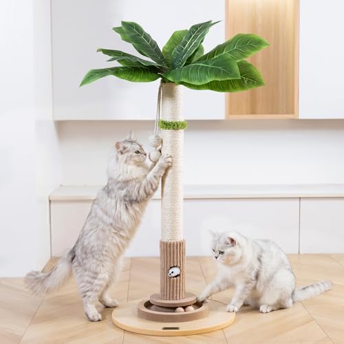 Woochpet 35"Cat Scratching Posts, Interactive Cat Toys - Image 6