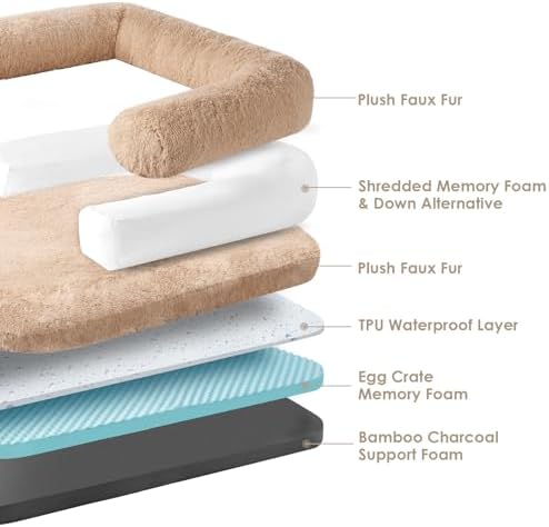 EHEYCIGA Foldable XXL Dog Bed for Large Sized Dog - Image 4