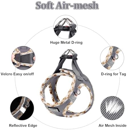 Mercano Soft Mesh Dog Harness and Leash Set, Step-in Reflective Breathable - Image 2