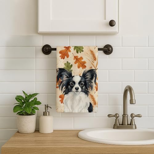 Caroline's Treasures Papillon Dogs Kitchen Towel 15x25 in - Image 2