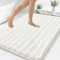 Smiry Bathroom Rugs 48X32, Extra Soft Rubber Backing Chenille Bath Mats by Smiry