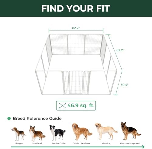 FXW AuraSpace Pro Acrylic & Wire Mesh Indoor Dog Playpen, 12 Panels - Image 6