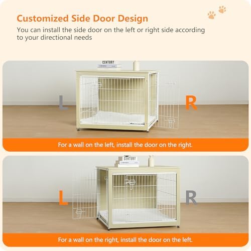 DWANTON 38.5" XL Dog Crate Furniture - Image 4
