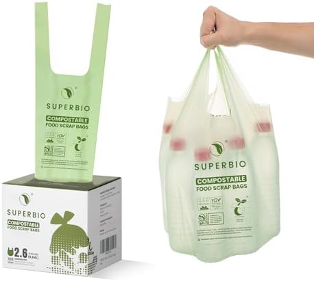 SUPERBIO 2.6 Gallon Compostable Bags by SUPERBIOCOMPOSTABLEBAGS