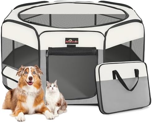 Aivituvin Dog Playpen Foldable Waterproof Pet Play Pens by Aivituvin