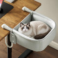 Extra-Sturdy Cat Desk Bed for Large Cats 50lbs Desk Cat Bed Attachment by Hylemoros