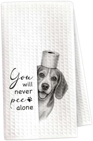 Funny Beagle Bathroom Hand Towel, Dog Lover Gifts-A04 by OXRUN