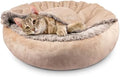 JOEJOY Small Dog Cat Bed With Hooded Blanket, Cozy Cuddler Luxury Puppy Pet by JOEJOY