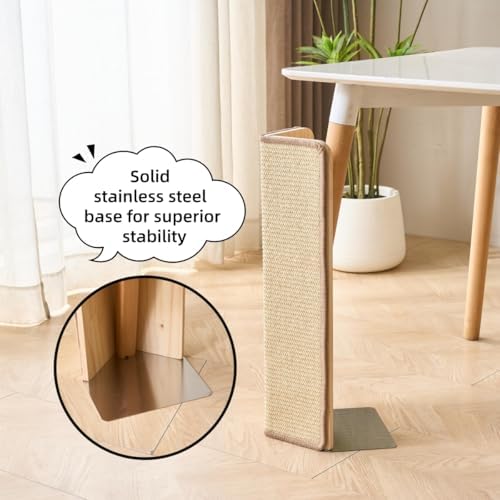 SHENGOCASE 2-Pack Sofa Corner Cat Scratching Post, 23.6" Tall, Replaceable - Image 5