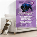 15 Pack Cat Scratch Furniture Protector Tape Sheets, Double-Sided Sticky by PantherArmor
