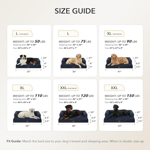 Orthopedic Washable Dog Bed for Large Dogs - Image 5