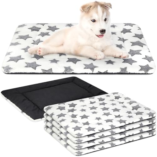 VitalCozy 4 Pcs Dog Crate Pads Soft Warm by VitalCozy