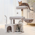 Taoqimiao 32.2in Cat Tree with Toy, Small Cat Tower by Taoqimiao