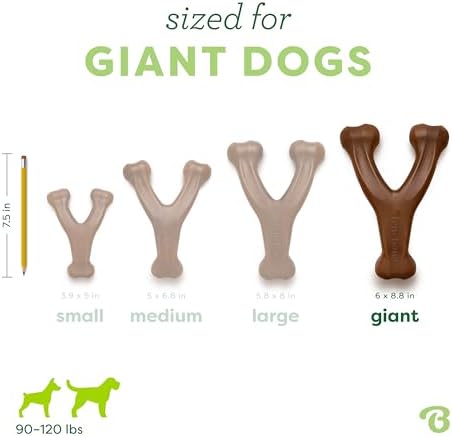Benebone Wishbone Dog Chew Toy for Aggressive Chewers, Real Peanut - Image 4