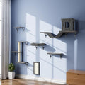 Cat Wall Shelves, Dark Gray by NUNULAB