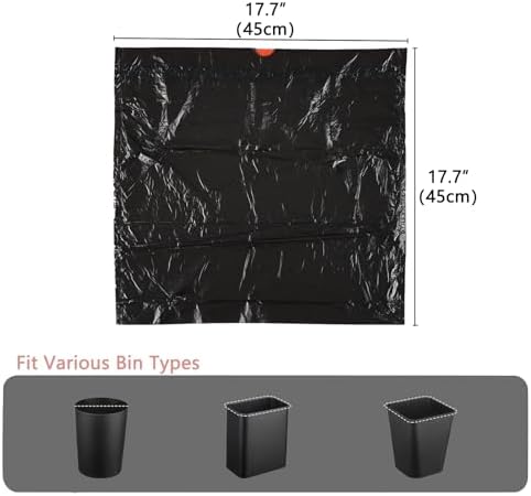 Xyskin 1.5 Gallon Drawstring Trash Bags, Small Garbage Liners - Image 2