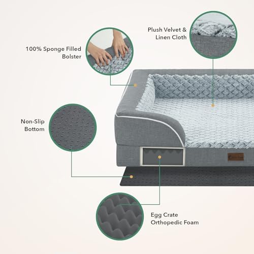 Waterproof Orthopedic Dog Bed for Extra Large Dogs - Image 6
