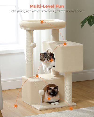 Small Cat Tree for Kittens, 32 in Cat Tower - Image 6