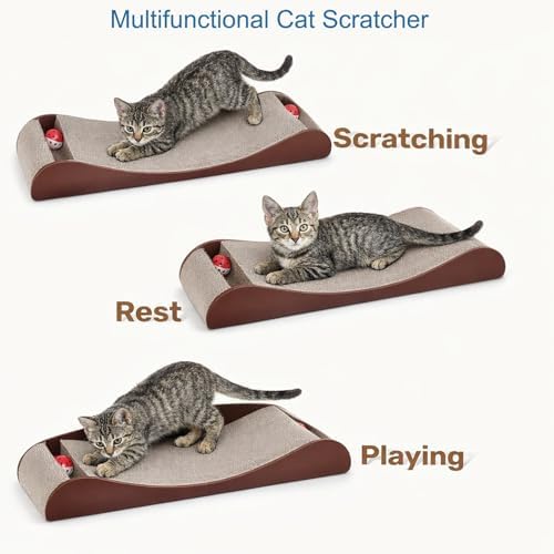 Simple Deluxe Cat Scratcher Cardboard Lounge Bed - Image 2