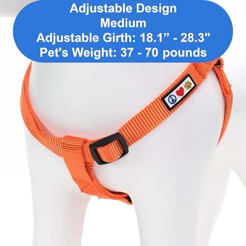 Pawtitas Medium Orange Dog Harness - Image 3