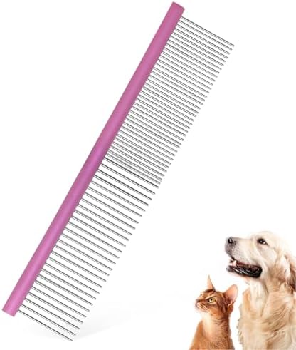 HOP Purple Large Pet Stainless Steel Comb by HomeOfPaws