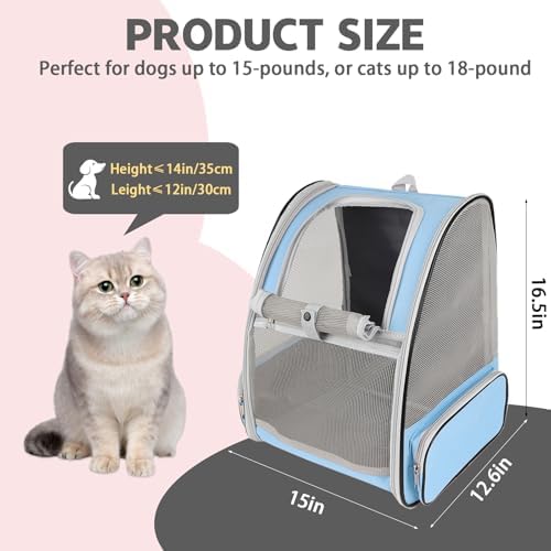 Cat Backpack Carrier, Pet Carrier Airline Approved - Image 2