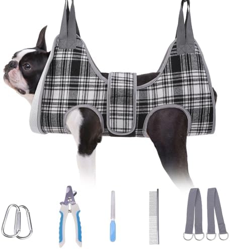 BEAUTYZOO Dog Grooming Hammock for Small Dogs/Cats, Nail Trim Restraint by BEAUTYZOO