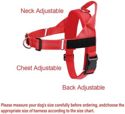Pawly Lab Co No-Pull Harness, 3-Point Adjustable & Reflective（M） - Image 2