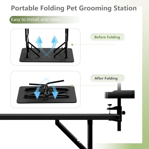 47"Professional Dog Pet Grooming Table Adjustable Heavy Duty Portable w/Arm & - Image 5