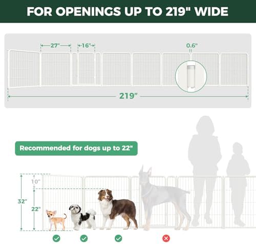 FXW Dog Gate, Extra Wide Adjustable - Image 6
