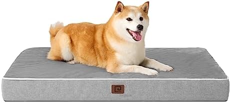 EHEYCIGA Large Washable Dog Crate Bed by EHEYCIGA