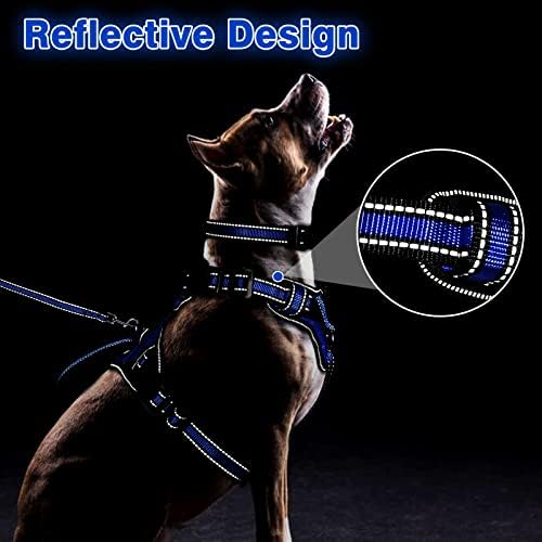 WINSEE All-in-One Reflective Dog Harness, Collar & Leash Set, No Pull - Image 5