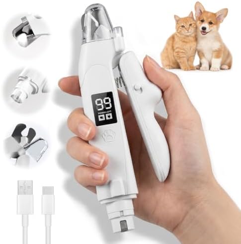 Dog Electric Nail Clippers & Grinder by BASILKIT