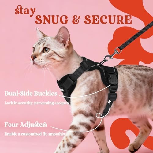 rabbitgoo Cat Harness and Leash Set, Escape Proof Vest - Image 6