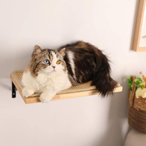 2 Pieces Cat Hammock Wall Mounted Floating Wall Shelf - Image 4