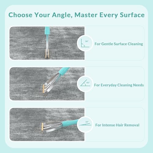 LINTPLUS Pet Hair Remover Kit – Oversized Carpet Rake - Image 5