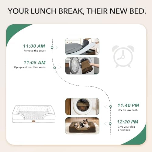 Orthopedic Washable Dog Bed for Extra Large Dogs - Image 4