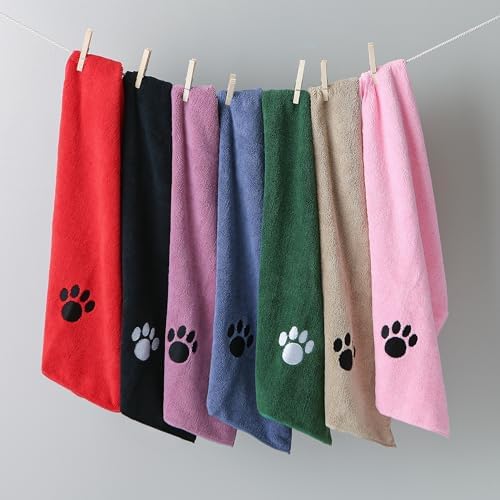 Bone Dry Pet Grooming, Embroidered Microfiber Towel Drying Collection, - Image 6