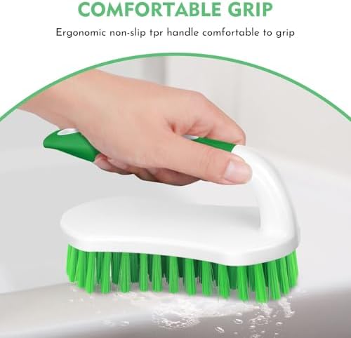 SetSail Scrub Brush, Stiff Bristle Cleaning Scrubber, 2 Pack - Image 3