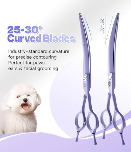 7" Professional Dog Grooming Scissors Set, Japanese 440C Stainless Steel - Image 5