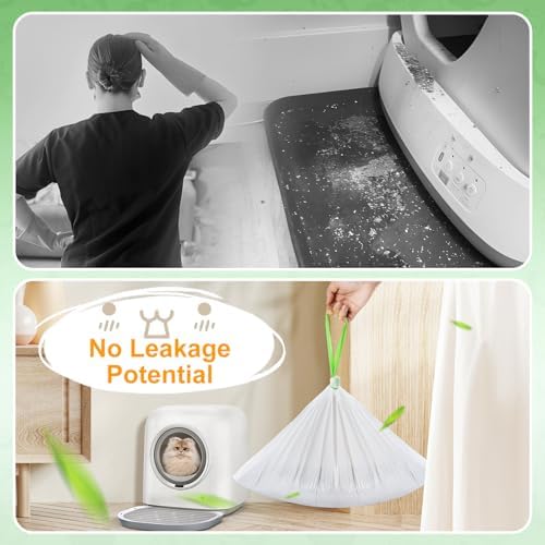 80 Count 18" x 12.6" Cat Litter Box Liners, Compatible - Image 3