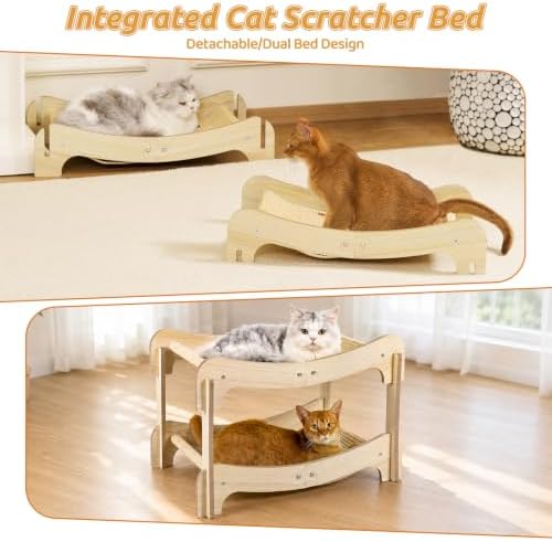 Sisal Cat Scratchers for Indoor Cats, Cat Bed, 23.6 in-Double Layer - Image 6