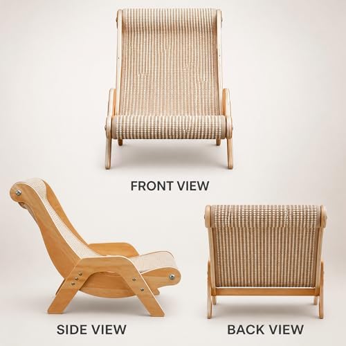 Extra Large Cat Scratcher Lounge Chair, XXL Sisal Cat Scratcher Bed - Image 7