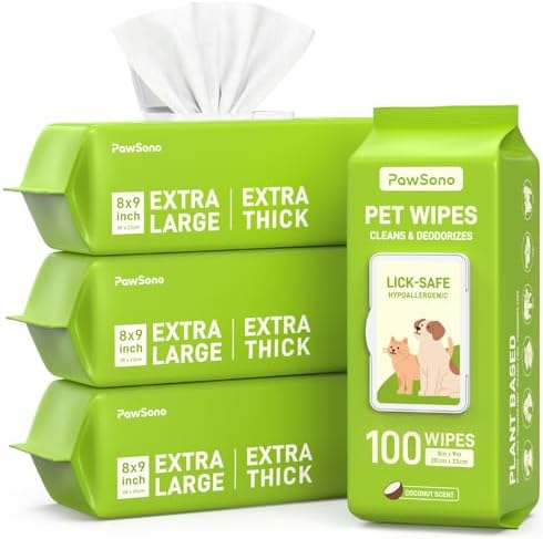 PawSono Hypoallergenic Pet Wipes by PawSono