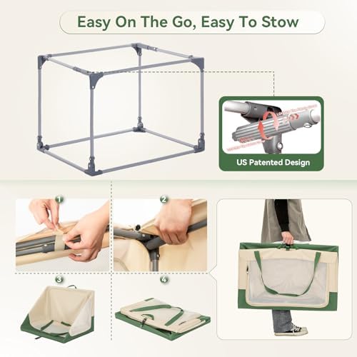 A 4 Pet 40-in Collapsible Soft Dog Crate, Large Dogs - Image 4