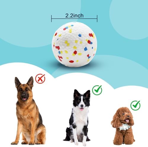 6 Pack Dog Toy Balls, 2.3 Inch ETPU Material, Replacement Balls - Image 2