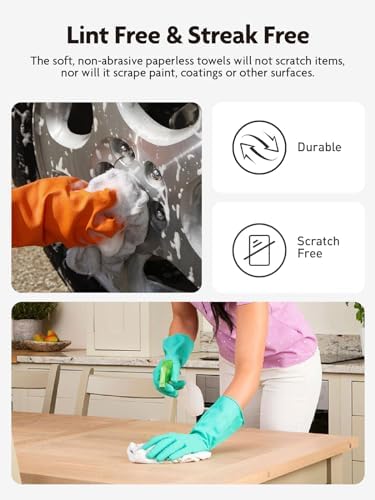 Fantasticlean Microfiber Cleaning Cloth Roll- 40 Sheets - Image 3