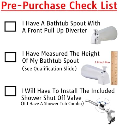 Wondurdog Dog Wash Bathtub Spout Kit, Garden Hose, Pull Up Diverter Only - Image 6